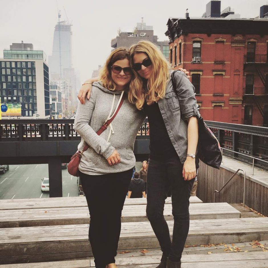 Holly and Ilana do New York.

 (pic: Ilana Fox)
