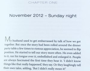 First paragraph of Love Will Tear Us Apart by Holly Seddon
